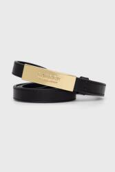 Lauren Ralph Lauren bőr öv fekete, női - fekete XL - answear - 38 990 Ft