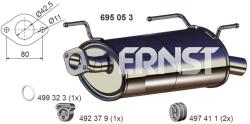 ERNST Toba esapament finala ERNST 695060