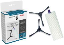 Rowenta ZR130002 nagy teljesítményű szűrőkészlet és oldalkefék, Rowenta X-Plorer S130 AI robotporszívóhoz, Fekete (ZR130002)