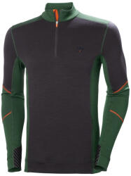 Helly Hansen Workwear Helly Hansen LIFA MERINO ALÁÖLTÖZET FELSŐ CIP. , zöld/ebony, 2XL (75107_469-2XL)