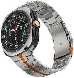 Techsuit - Óraszíj (W063) - Samsung Galaxy Watch Ultra 47mm - Titán Narancs
