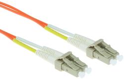 ACT 244617 LSZH Multimode 50/125 OM2 fiber cable duplex with LC connectors 30m Orange, Hálózati kábelek