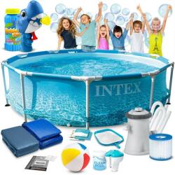 Intex Rack medence 305x76 cm 16in1 intex 28208 + ingyenes buborékfújó gép (28208-M)