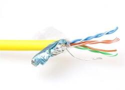 ACT 201336 CAT5e F-UTP Installation cable 500m Yellow, Hálózati kábelek
