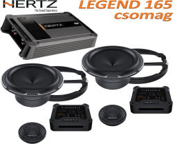 Hertz Legend 165 csomag ML Power 4, 4/3/2 csatornás erősítő + Mille Legend MLK 165.3 hangszórókészlet (hml165cs)
