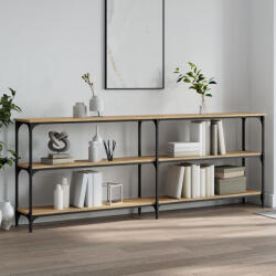 vidaXL sonoma tölgy színű szerelt fa dohányzóasztal 200x29x75 cm (VD834111)