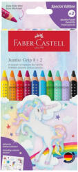 Faber-Castell Creioane colorate jumbo grip Faber-Castell FC110923, Motiv unicorni (FC110923)