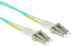 ACT 275957 LSZH Multimode 50/125 OM3 fiber cable duplex with LC connectors 45m Blue, Hálózati kábelek