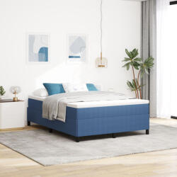 vidaXL Ágykeret Kék 140x190 cm Férfi anyag (VD42006970)