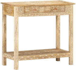 vidaXL tömör mangófa tálalóasztal 80 x 35 x 74 cm (VD320379)