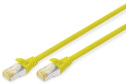 ASSMANN 150358 CAT6A S-FTP Patch Cable 3m Yellow, Hálózati kábelek