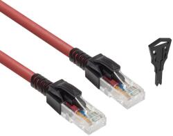 ACT 246236 CAT6A U-UTP Patch Cable 5m Red, Hálózati kábelek (FB5505)