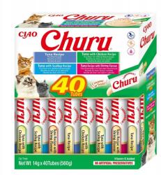  Inaba Churu tenger gyümölcsei macskáknak multibox 40x14 g (560 g) (145458)