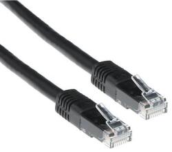 ASSMANN 225545 CAT5E U-UTP Patch Cable 20m Black, Hálózati kábelek (IB5920)