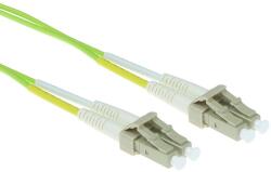 ACT 243445 LSZH Multimode 50/125 OM5 fiber cable duplex with LC connectors 1m Green, Hálózati kábelek