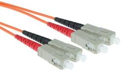 ACT 244360 LSZH Multimode 50/125 OM2 fiber cable duplex with SC connectors 5m Orange, Hálózati kábelek (RL3505)