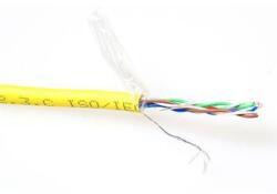 ACT 201335 CAT5e F-UTP Installation cable 100m Yellow, Hálózati kábelek