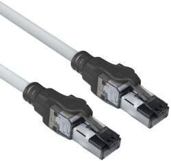 ACT 245376 CAT6A S-FTP Patch Cable 2m Grey, Hálózati kábelek (FB4002)