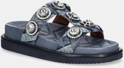 Kurt Geiger London papucs Orson Crystal Sandal női, platformos, 9107188669 - kék Női 38