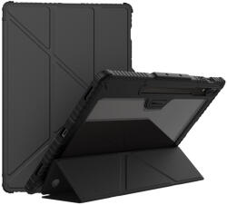Nillkin Samsung Galaxy Tab S9+ Plus Tok - Nillkin Bumper Leather Case Pro - Fekete (WR-160506)