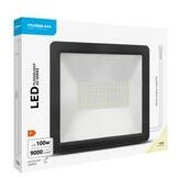 Modee LED fényvető 100W 220-240V AC 9000lm 4000K fekete alumínium IP65 Slim-A2 Modee - ML-FLS4000K100WA2N (ML-FLS4000K100WA2N)