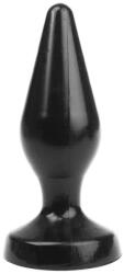 Plug Classic M - prémium análszex eszköz, 13 x 5, 3 cm, fekete