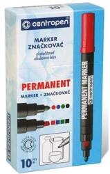 Centropen 8566 10db-os zöld permanent marker készlet (585660110-1) - tintasziget