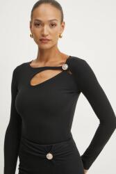 GUESS hosszú ujjú ZAMA női, fekete, W5RP12 KAQL2 - fekete XL