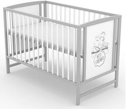  Bajka szürke/fehér 60*120 cm kiságy - Best friends - babastar