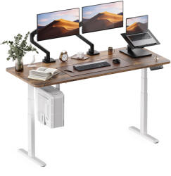 StableDesk Birou reglabil electric StableDesk Plus 2 (Model 2025), 2 motoare, Ridica 100 kg, Controler cu Butoane, Aplicatie Smart pentru Telefon, Ergonomic, 3 F (SD-113-AL-R-RB-180x75)