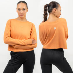 NEBBIA - Crop pulóver GYM SPIRIT 483 (orange) (L) - NEBBIA