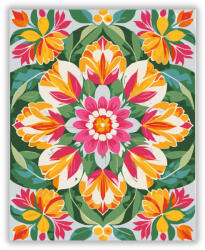  Tavaszi Virág Mandala - számfestő készlet