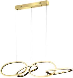 ACA Lighting Corp de iluminat suspendat led 60w 4800lm cct ip20 auriu otel inoxidabil + acrilic