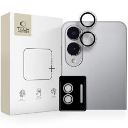 Samsung Folie de protectie Camera spate Tech-Protect CamRing Fit+ pentru Samsung Galaxy S25 Edge S937, Sticla Securizata, Transparenta