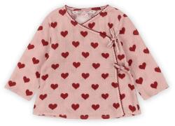 Konges Sløjd csecsemő blúz pamutból COCO BLOUSE GOTS rózsaszín, mintás, KS101460 - rózsaszín 74