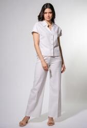 Hermosa Pantaloni albi Aylin din in