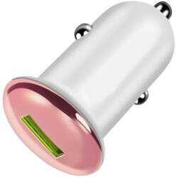 Flippy Incarcator Auto, Flippy, Incarcare Rapida QC3.0, USB, din ABS, Roz (teo-130769)