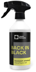 Liquid Elements Dressing pentru luciu si reimprospatat cauciucuri si plastice, LIQUID ELEMENTS Back in Black 500ml