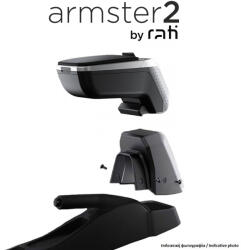 Rati Armster Consolă pentru cotiera mașinii Compatibil cu Fiat 500 Gri culoare C06220A (C06220A)