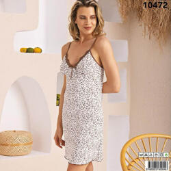 Nebula Vékony pántos hálóing virág levél mintás L 92304