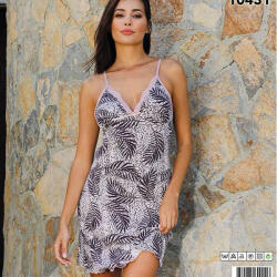 Nebula Vékony pántos hálóing levél mintás L 92298