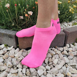 Sox World Női titokzokni neon színekben sarokvédővel Pink 92814