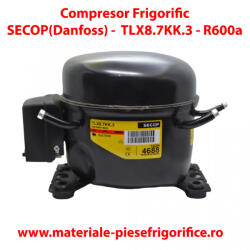 SECOP Compresor frigorific SECOP(Danfoss) TLX8.7KK. 3 , R600a, 220-240V, 50Hz