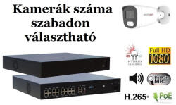 Monitorrs Security - Hybrid Light IP kamerarendszer 9-16 kamerával 2 Mpix WT - 6213K9-16