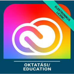 Adobe Creative Cloud for teams All Apps - Oktatási, Angol, Új előfizetés, 12 hónap (65272477BB01A12)