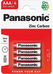 Panasonic Zinc RED féltartós Mikroceruza elem AAA (R03) B4