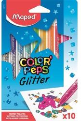 Maped Color Peps Glitter Filctoll - Csillámos, 2, 8 mm, 10db-os Készlet