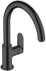 Hansgrohe Vernis Blend M35 Matt Fekete, Egykaros, Álló, Konyhai- Mosógatócsaptelep, ComfortZone 210, Elforgatható Kifolyóval