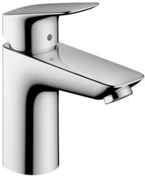 Hansgrohe Logis 100, ComfortZone 100, Álló, Egykaros Mosdócsaptelep, Push-Open - Nyomásra Nyíló Lefolyógarnitúrával