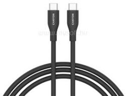 CANYON cable CC60SC10 C-C 60W 1m Silicon Black (CNS-CC60SC10B) (CNS-CC60SC10B)